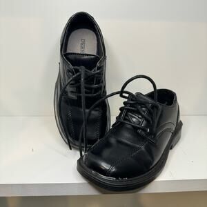 Deer Stags Black Leather Toddler Comfort Dress Shoes size 8.5